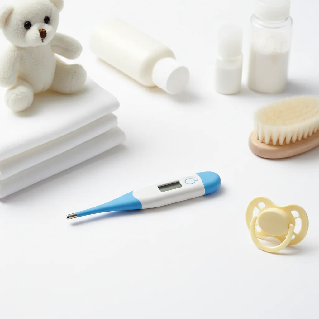 Thermomètre électronique à embout souple pour bébé