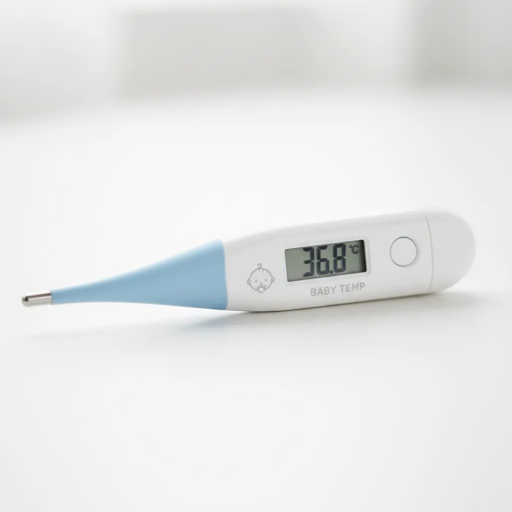Thermomètre électronique avec embout souple pour nouveau-né